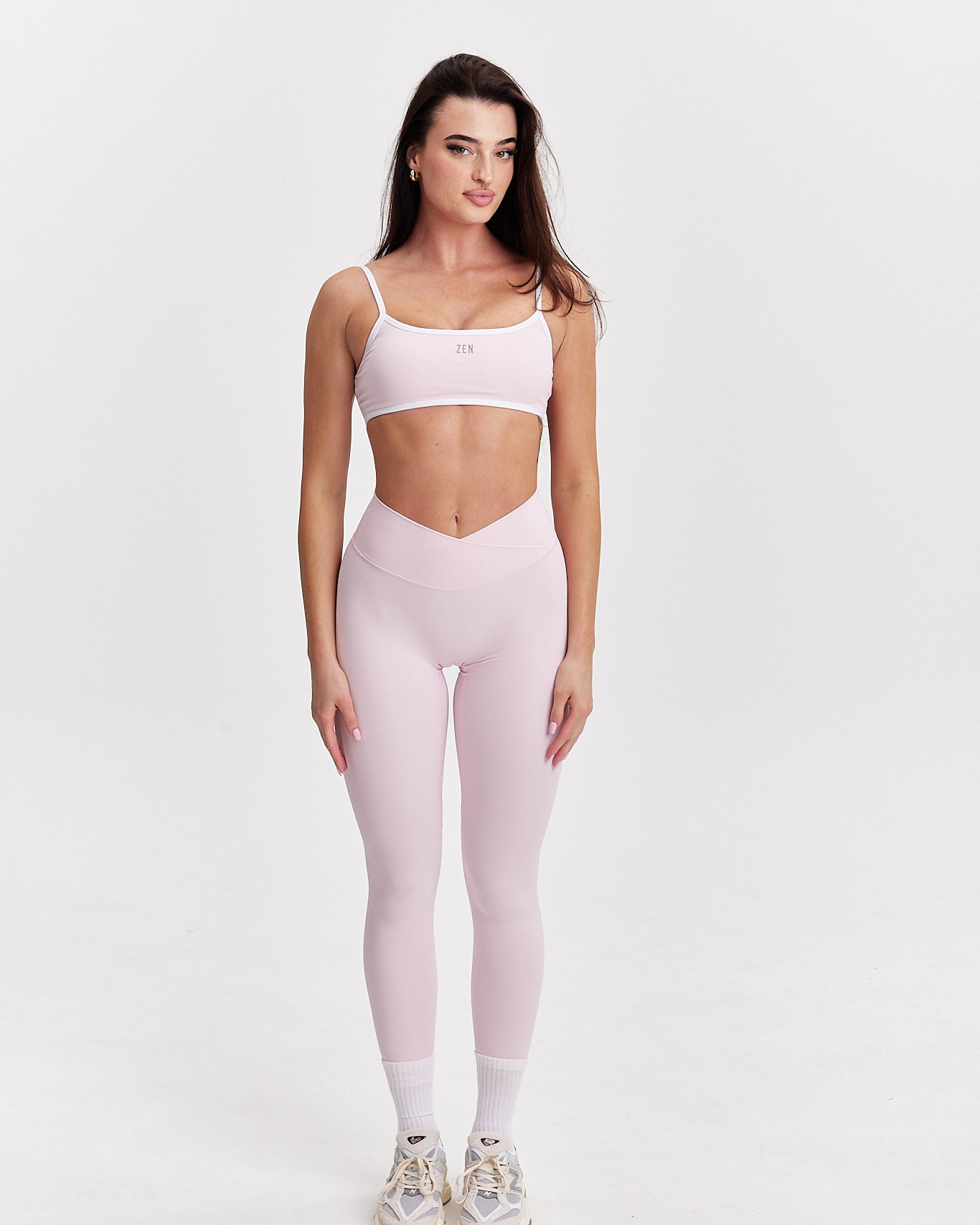 Flow Crossover Scrunch Leggings Strawberry Milkshake