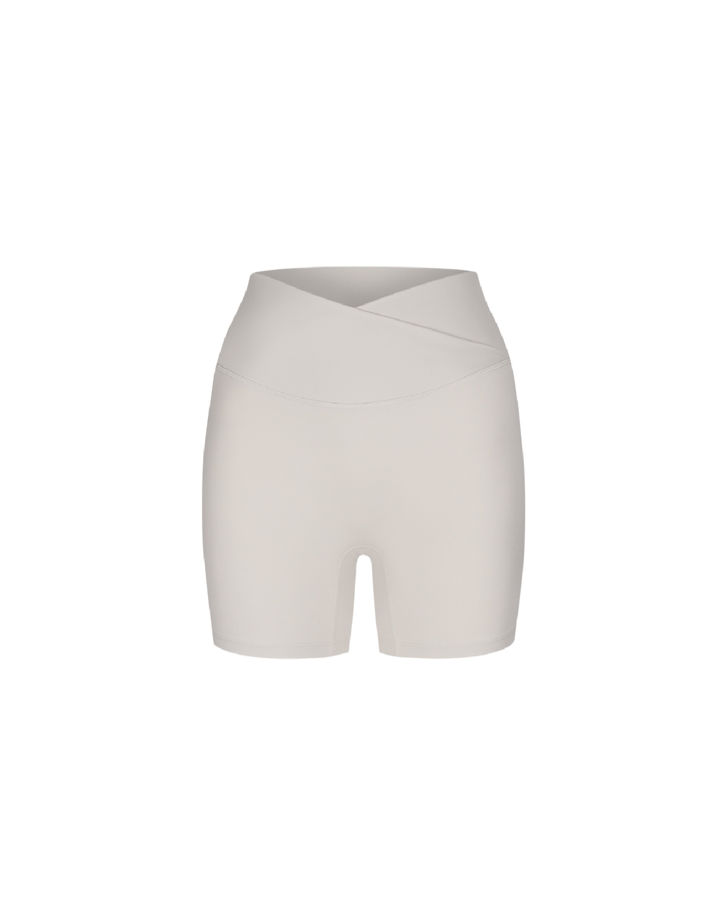 Flow Crossover Scrunch Shorts vanilla cream