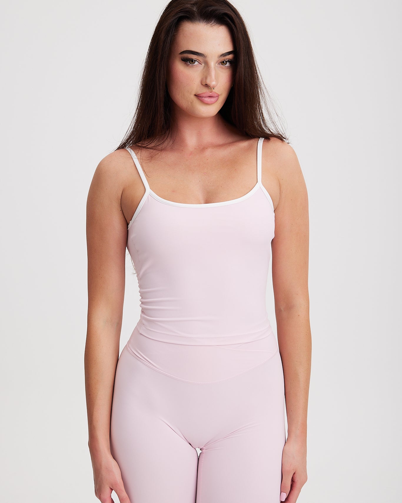 Flow Gigi Tank Strawberry Milkshake White