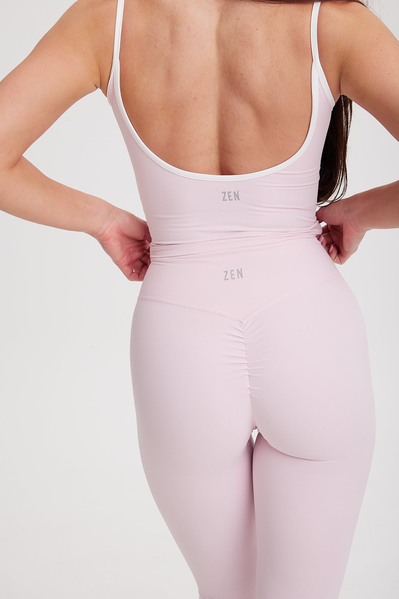 Flow Gigi Tank Strawberry Milkshake/White Back