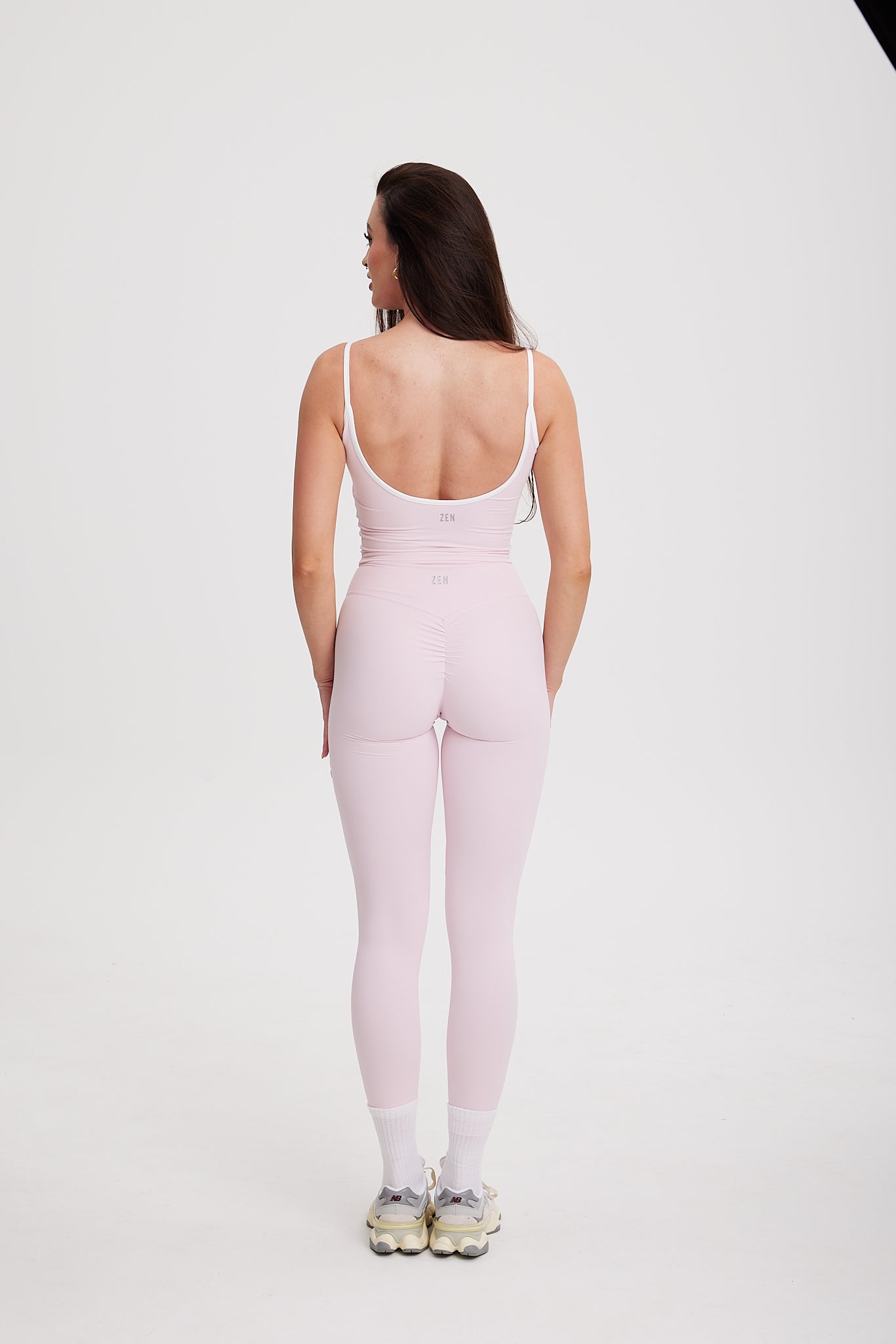 Gigi Tank Strawberry Milkshake White Back