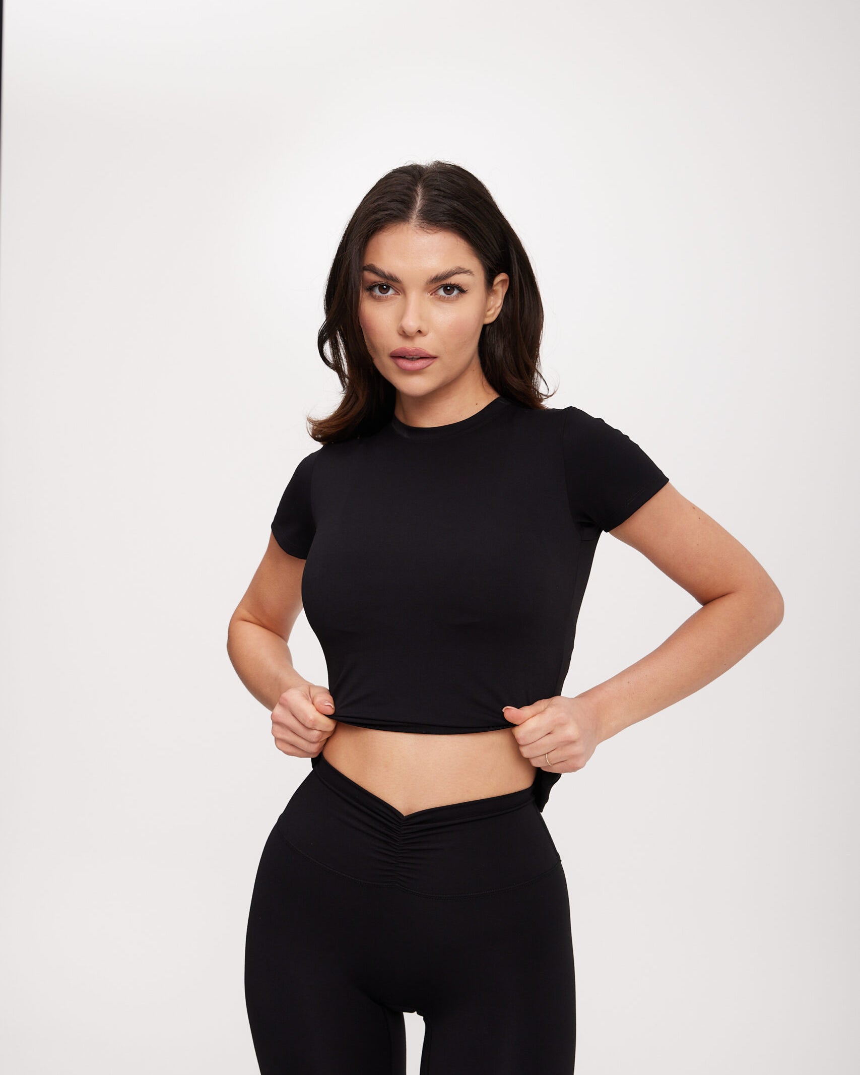 SHORT SLEEVE BLACK Crumble