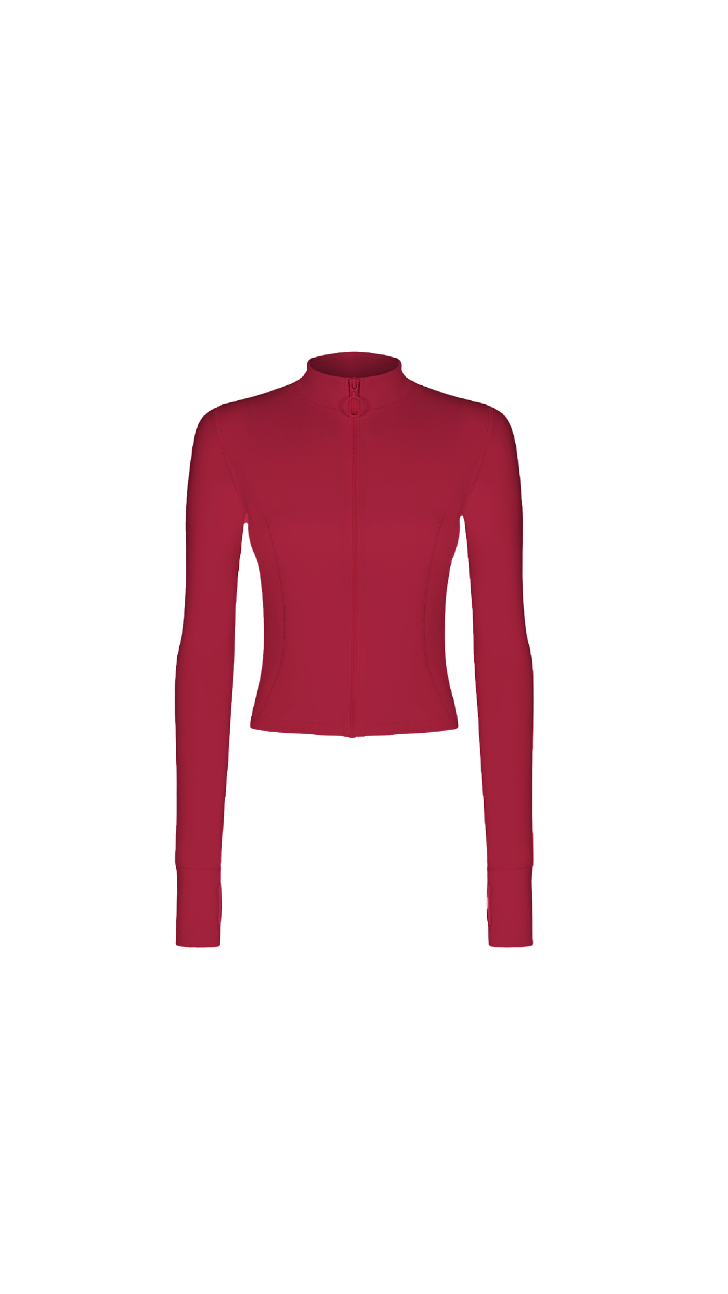 balance zipper jacket merlot