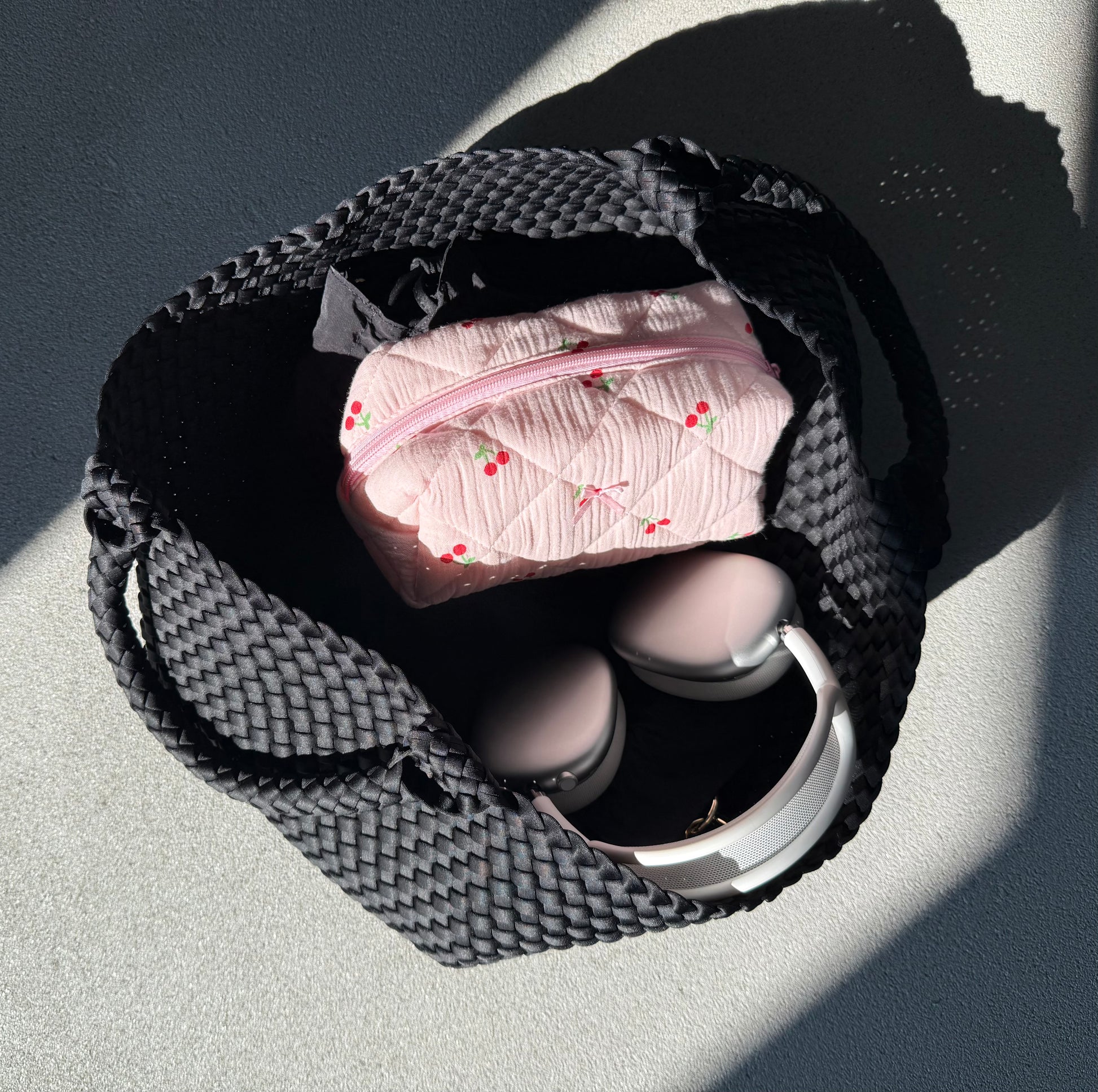 Beauty Case Pink&Cherries kosmetyczka w wisienki różowa