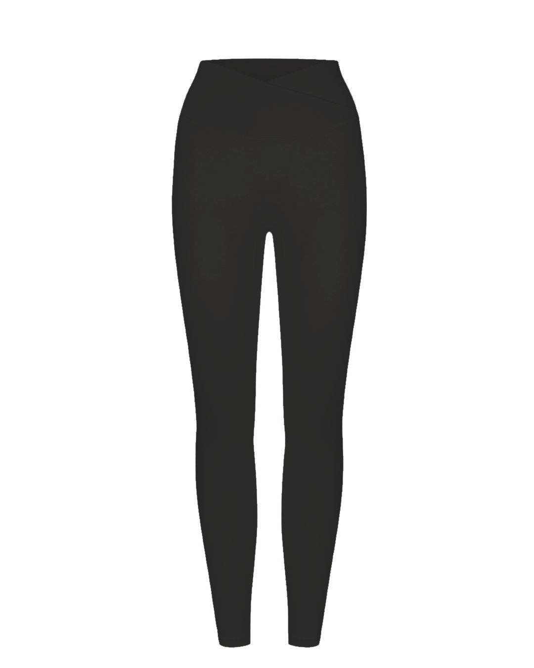 Flow Crossover Scrunch Leggings Black